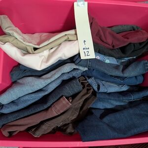 MANY PAIRS LEE Rider Midrise Straight Jeans & Other Brands Size 12M